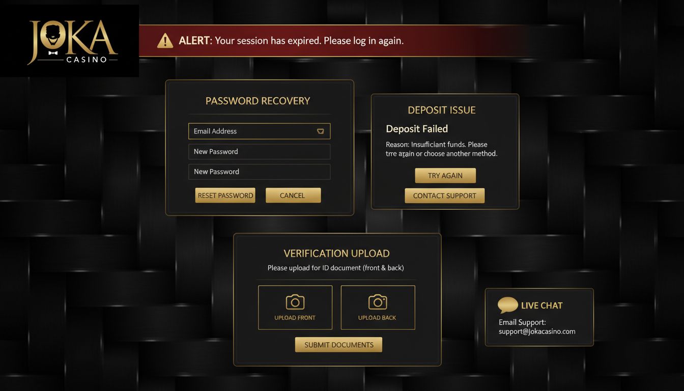  UI alerts representing common issues and solutions 
